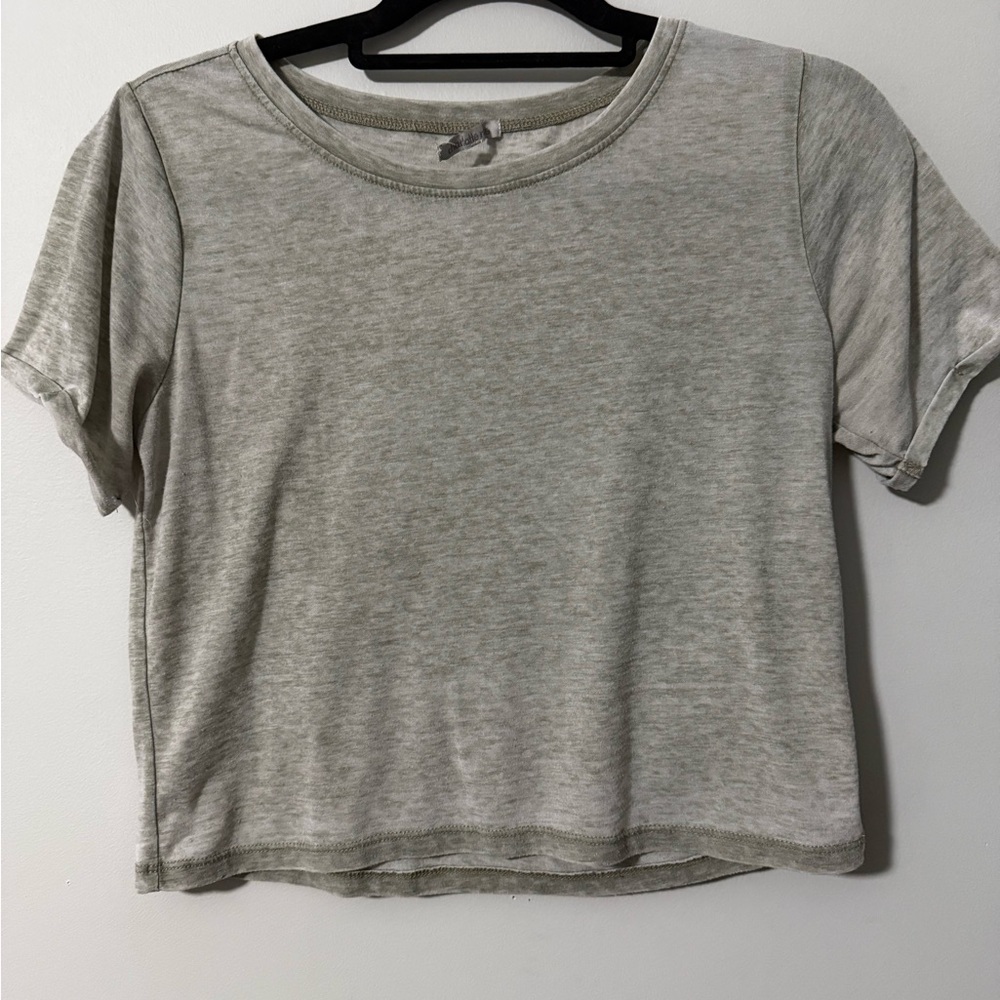 Charlotte Russe Light Green Crop Top
